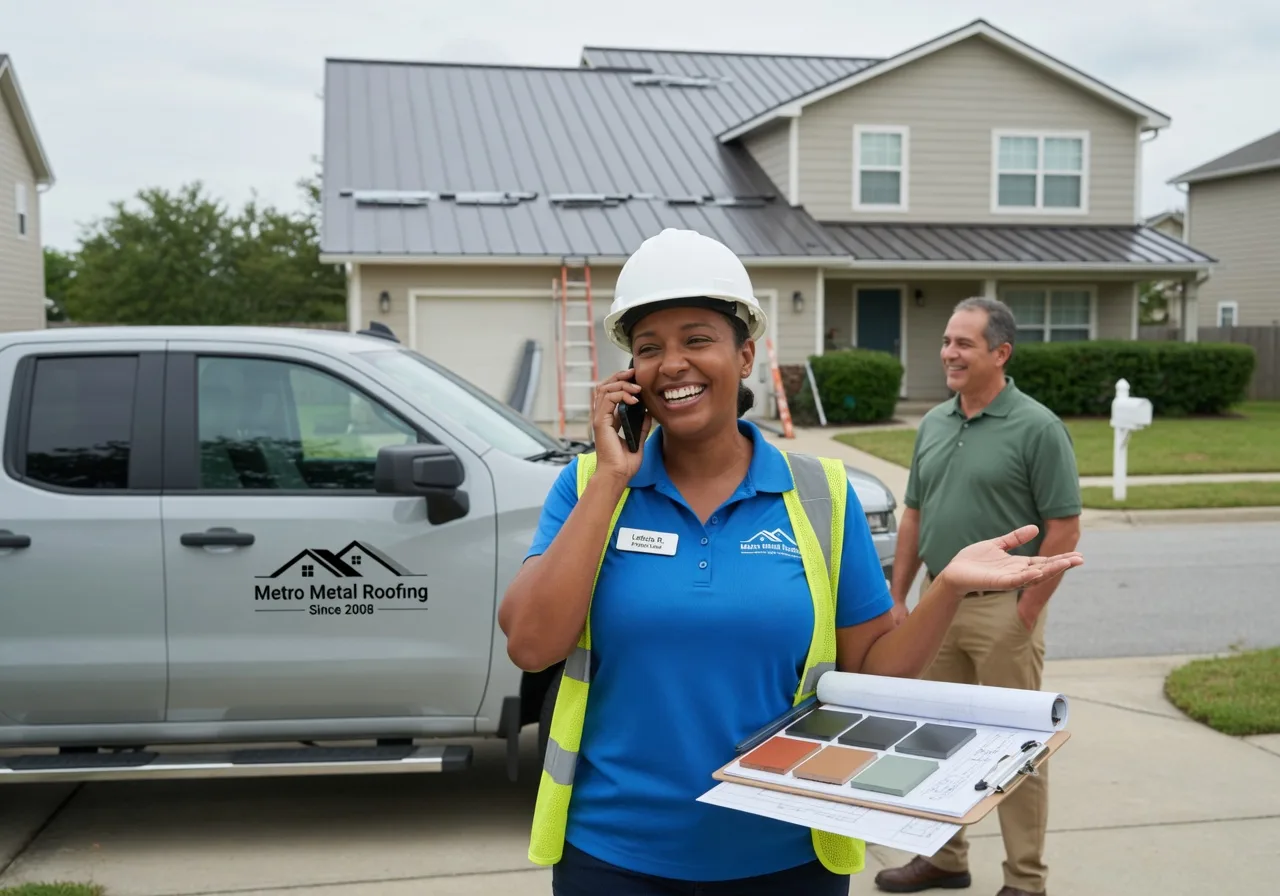 Storm Damage Metal Roof Repair in Falmouth, IN